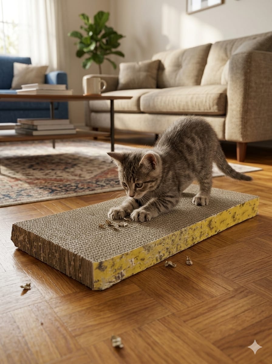 RASCADOR PARA GATOS CON CATNIP