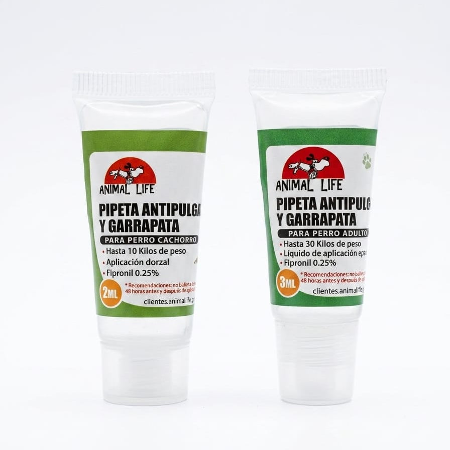 Pipetas antiparasitaria para perros
