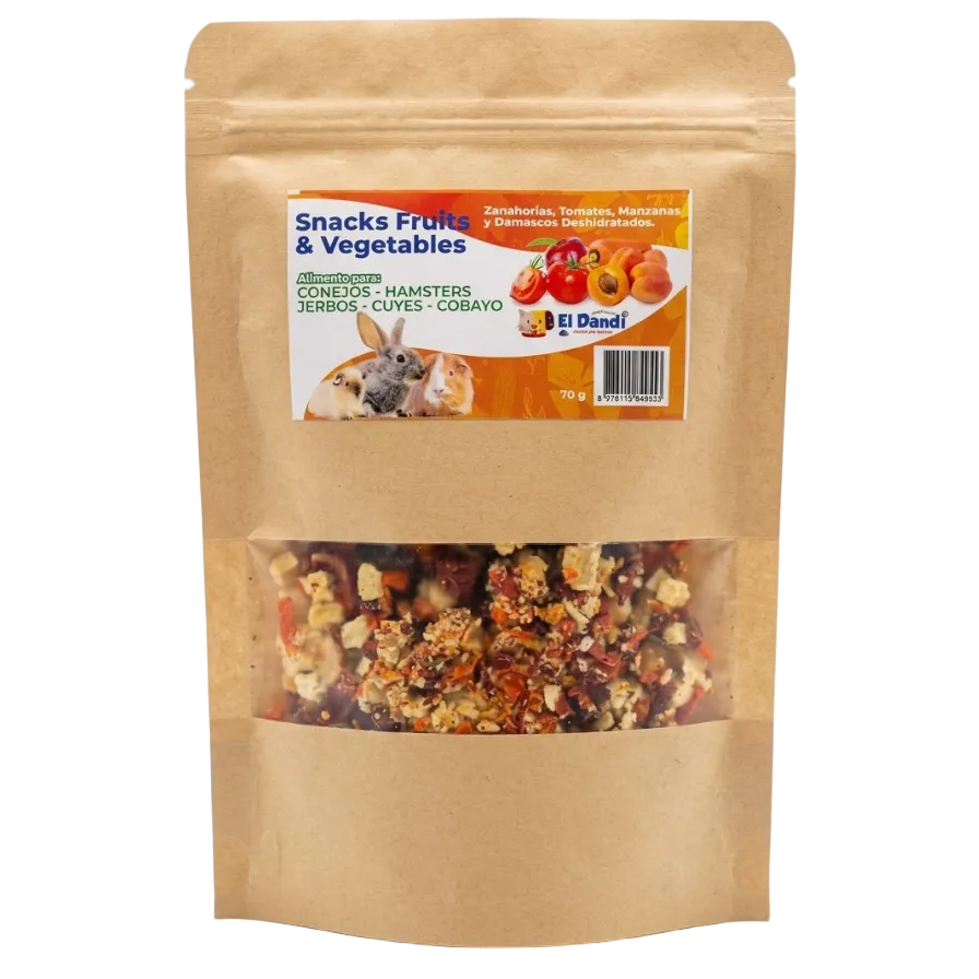 Snack frutas y vegetales